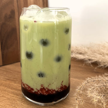 Blueberry Iced Matcha