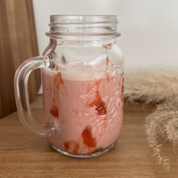 Vegane Erdbeerm!lch