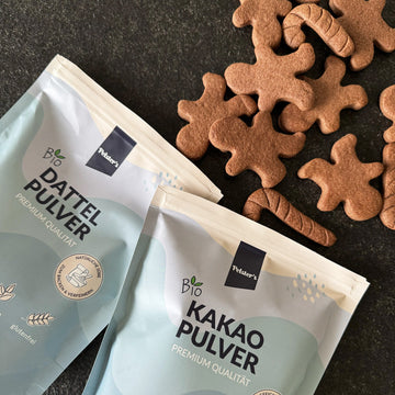 Weihnachtliche Schokoplätzchen ohne Zuckerzusatz