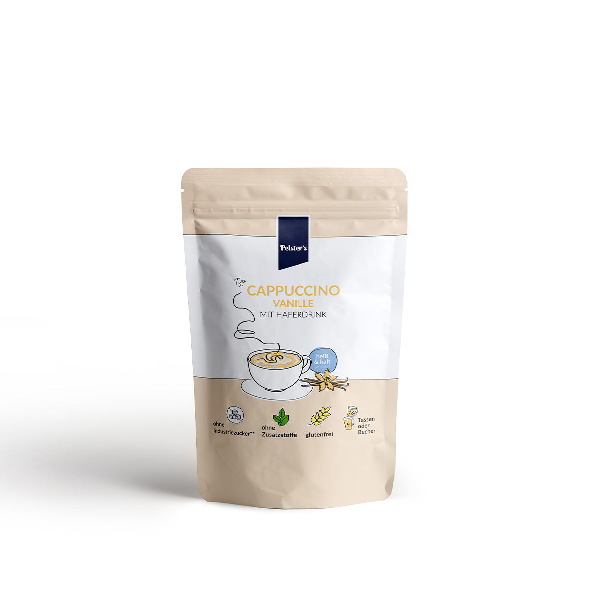 Cappuccino Vanille mit Haferdrink