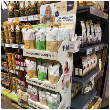 Pelster's Stand im Einzelhandel