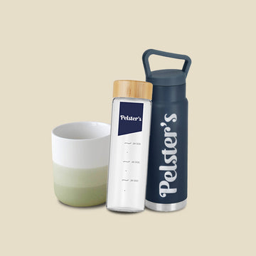 Home Zubehör mit Becher, Glasshaker und Edelstahlshaker 