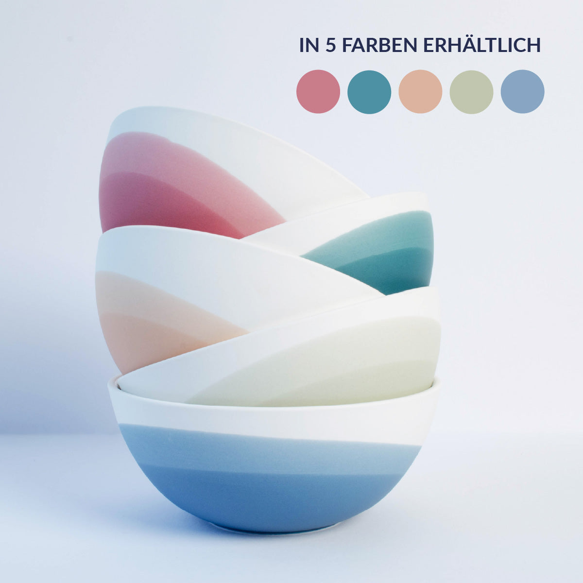 Pelster's Frühstücksschale in stilvollen Farben. 