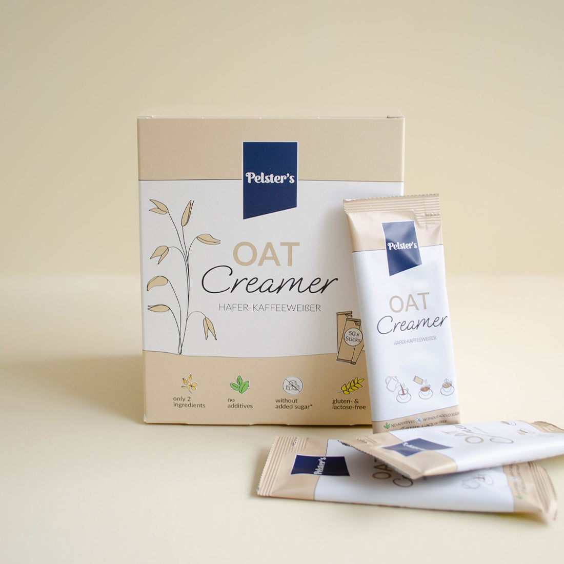 oat Creamer Box mit drei Sticks