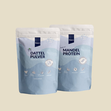 Mandelprotein und Bio Dattelpulver 
